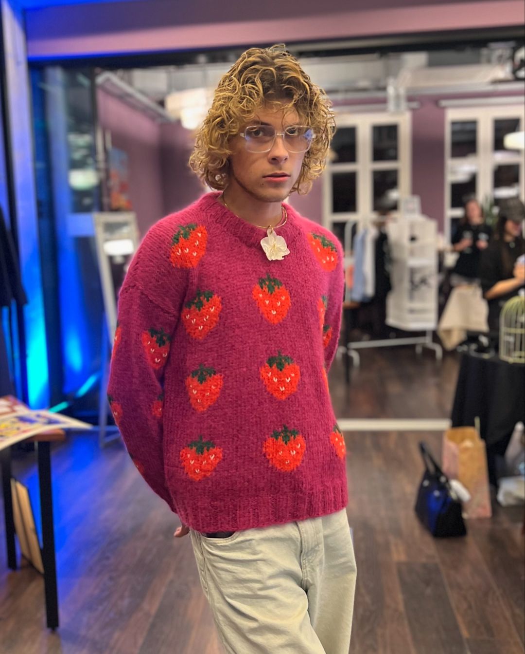 Strawberry Fields Sweater