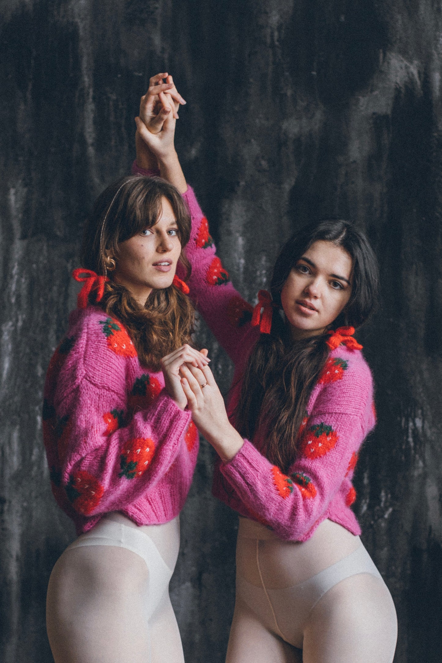 Pink Strawberry Sweater