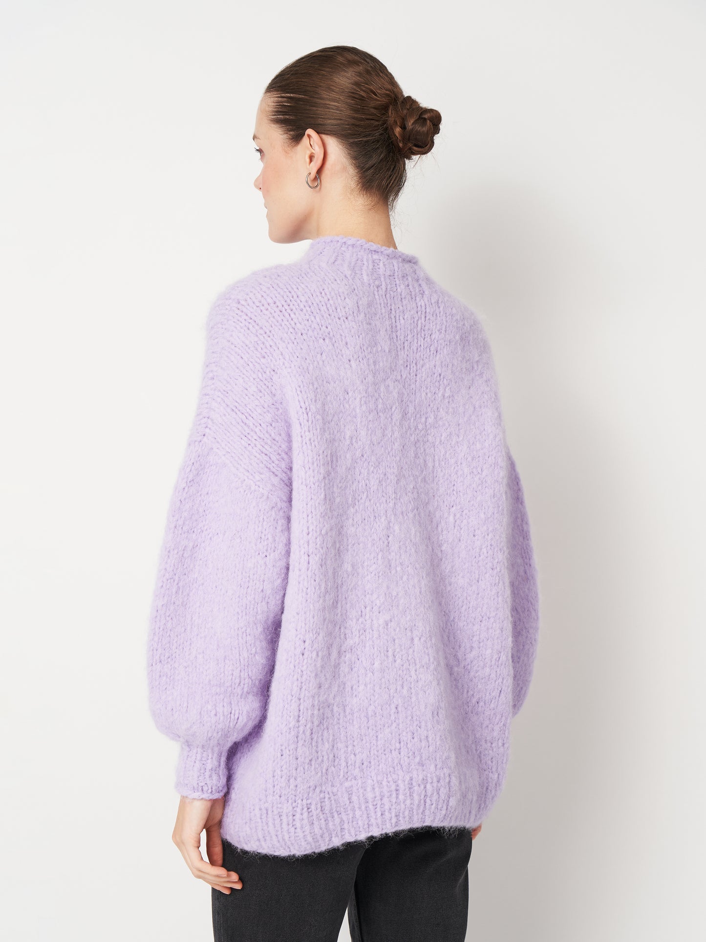 Lilac Oversized Mohair Sweater