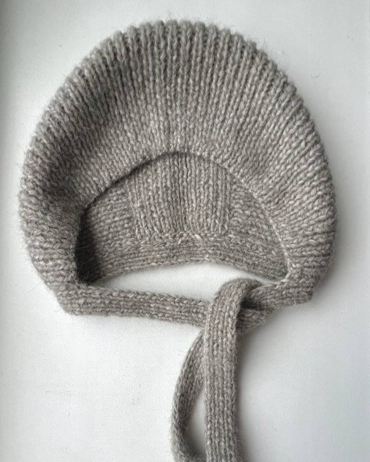 Greige Knitted Bonnet